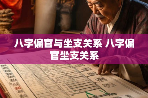 八字偏官与坐支关系 八字偏官坐支关系