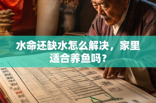 水命还缺水怎么解决，家里适合养鱼吗？