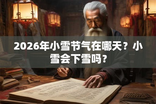 2026年小雪节气在哪天?小雪会下雪吗? 2026年小雪节气在哪天?小雪会下雪吗?
