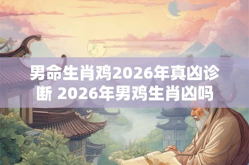 男命生肖鸡2026年真凶诊断 2026年男鸡生肖凶吗