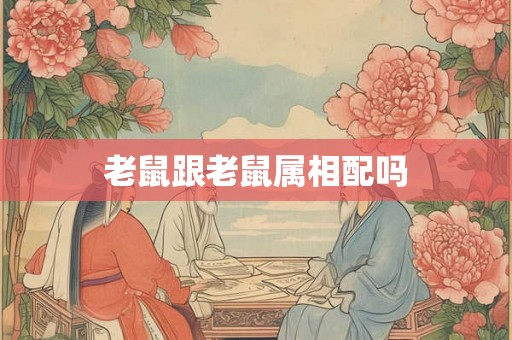 老鼠跟老鼠属相配吗