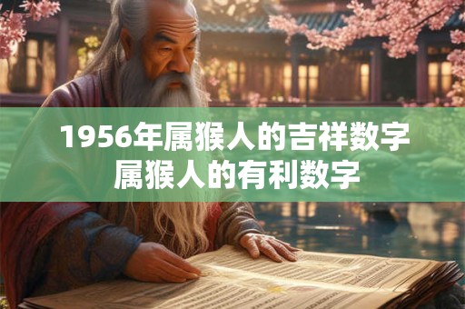 1956年属猴人的吉祥数字 属猴人的有利数字