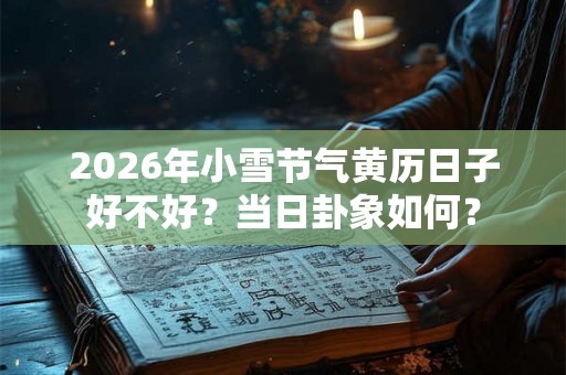 2026年小雪节气黄历日子好不好？当日卦象如何？