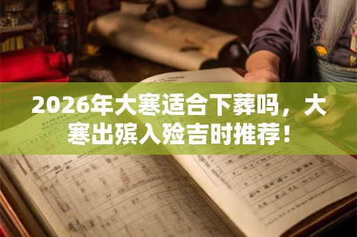2026年大寒适合下葬吗,大寒出殡入殓吉时推荐! 2026年大寒适合下葬吗,大寒出殡入殓吉时推荐!