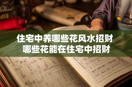住宅中养哪些花风水招财 哪些花能在住宅中招财 住宅中养哪些花风水招财 哪些花能在住宅中招财