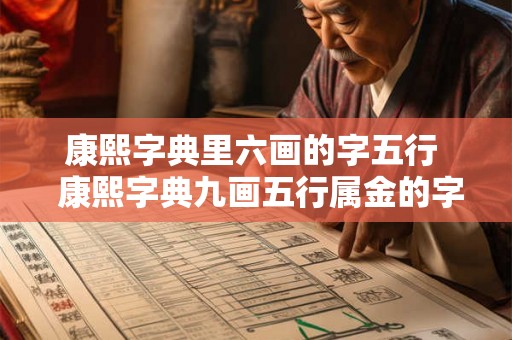 康熙字典里六画的字五行  康熙字典九画五行属金的字