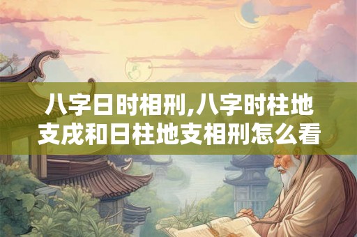 八字日时相刑,八字时柱地支戌和日柱地支相刑怎么看