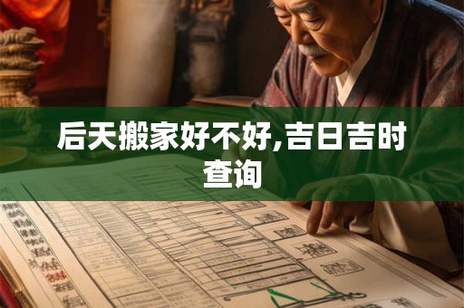 后天搬家好不好,吉日吉时查询 后天搬家好不好,吉日吉时查询