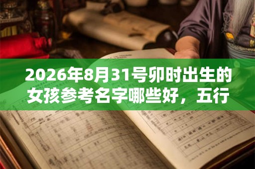 2026年8月31号卯时出生的女孩参考名字哪些好,五行属什么 2026年8月31号卯时出生的女孩参考名字哪些好,五行属什么