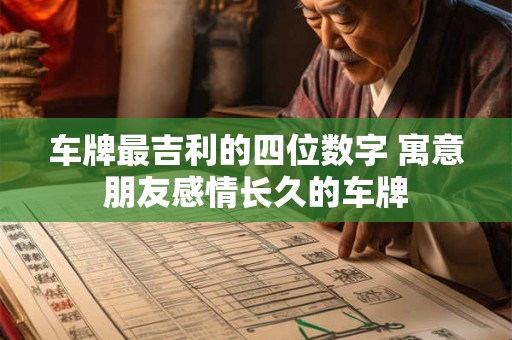 车牌最吉利的四位数字 寓意朋友感情长久的车牌