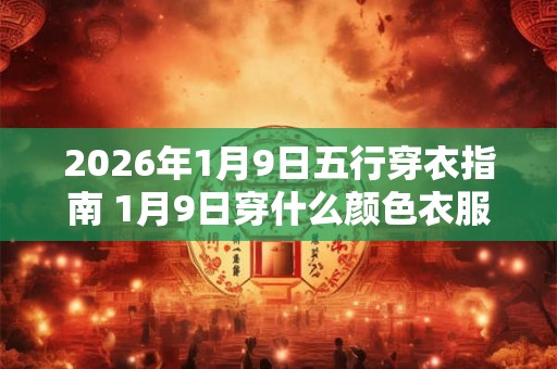 2026年1月9日五行穿衣指南 1月9日穿什么颜色衣服