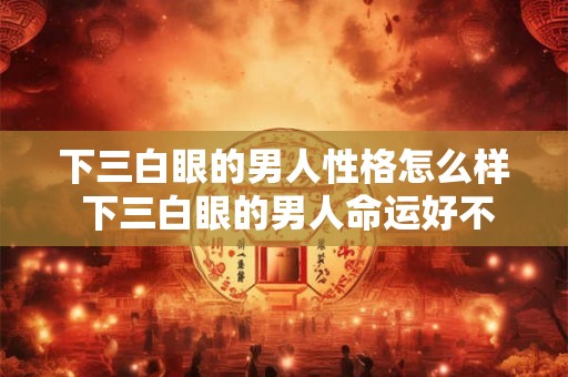 下三白眼的男人性格怎么样 下三白眼的男人命运好不好