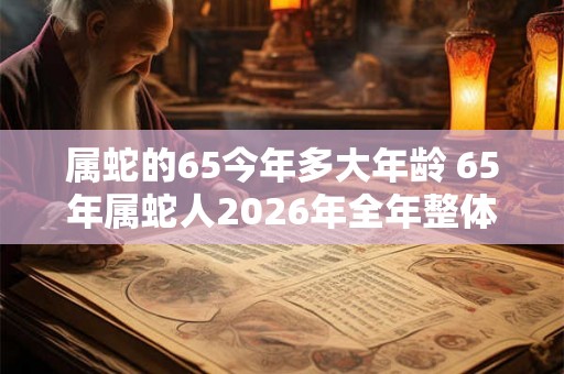 属蛇的65今年多大年龄 65年属蛇人2026年全年整体运势如何