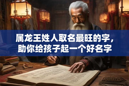 属龙王姓人取名最旺的字，助你给孩子起一个好名字
