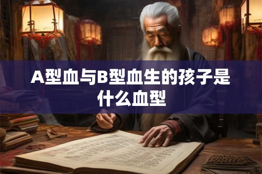 A型血与B型血生的孩子是什么血型
