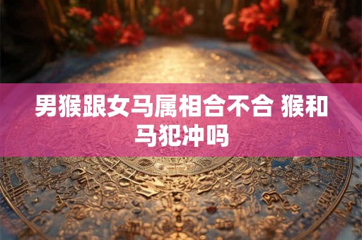 男猴跟女马属相合不合 猴和马犯冲吗
