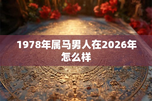 1978年属马男人在2026年怎么样