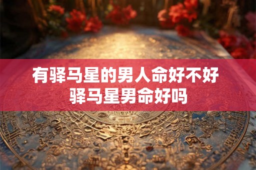 有驿马星的男人命好不好 驿马星男命好吗 有驿马星的男人命好不好 驿马星男命好吗