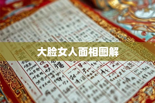 大脸女人面相图解