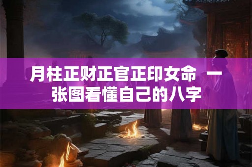月柱正财正官正印女命 一张图看懂自己的八字 月柱正财正官正印女命 一张图看懂自己的八字