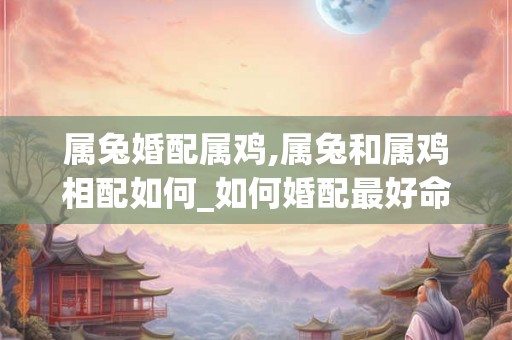 属兔婚配属鸡,属兔和属鸡相配如何_如何婚配最好命合