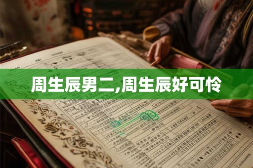 周生辰男二,周生辰好可怜