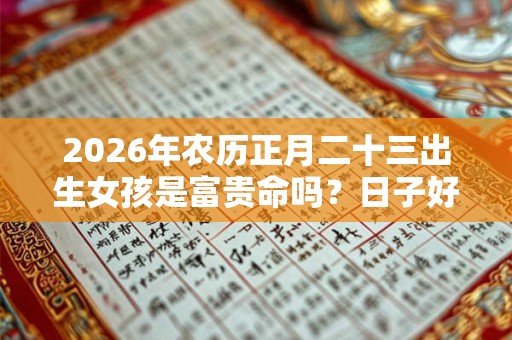 2026年农历正月二十三出生女孩是富贵命吗？日子好吗？