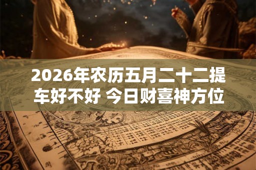 2026年农历五月二十二提车好不好 今日财喜神方位