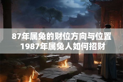 87年属兔的财位方向与位置 1987年属兔人如何招财
