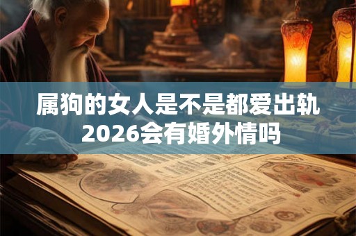 属狗的女人是不是都爱出轨 2026会有婚外情吗 属狗的女人是不是都爱出轨 2026会有婚外情吗