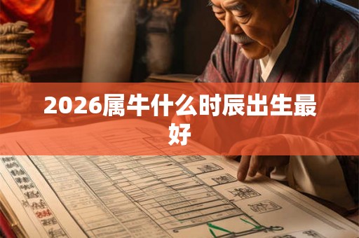 2026属牛什么时辰出生最好 2026属牛什么时辰出生最好