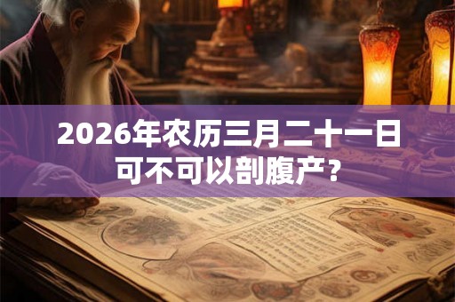 2026年农历三月二十一日可不可以剖腹产？