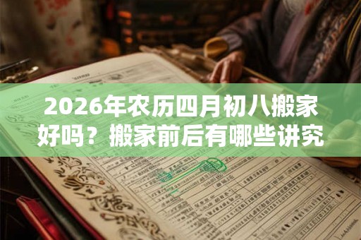 2026年农历四月初八搬家好吗？搬家前后有哪些讲究？