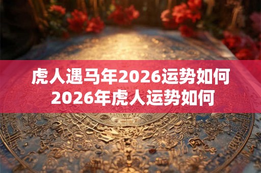 虎人遇马年2026运势如何 2026年虎人运势如何 虎人遇马年2026运势如何 2026年虎人运势如何