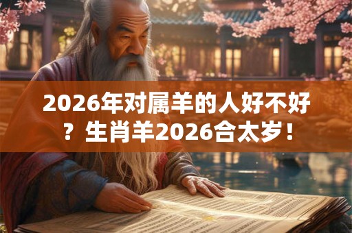 2026年对属羊的人好不好？生肖羊2026合太岁！