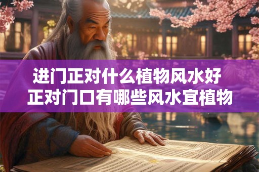 进门正对什么植物风水好 正对门口有哪些风水宜植物 进门正对什么植物风水好 正对门口有哪些风水宜植物