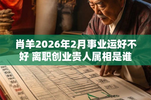 肖羊2026年2月事业运好不好 离职创业贵人属相是谁