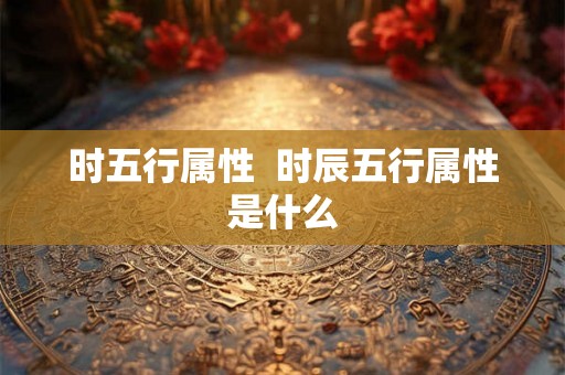 时五行属性  时辰五行属性是什么