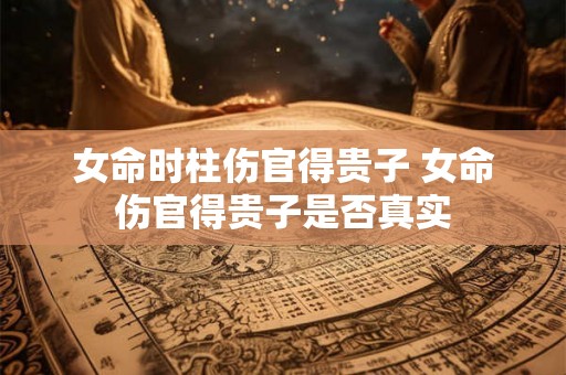女命时柱伤官得贵子 女命伤官得贵子是否真实