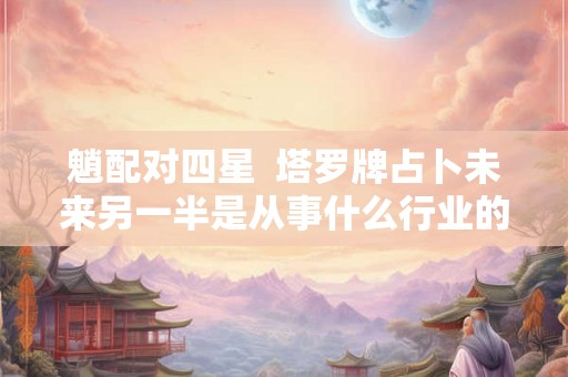 魈配对四星  塔罗牌占卜未来另一半是从事什么行业的