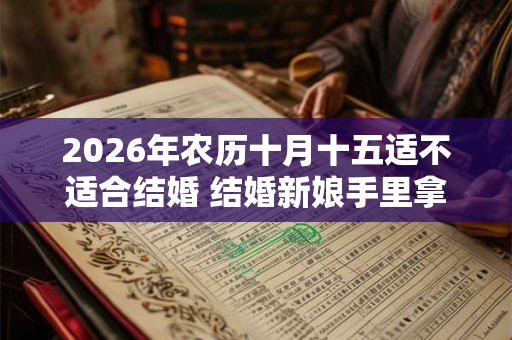 2026年农历十月十五适不适合结婚 结婚新娘手里拿什么