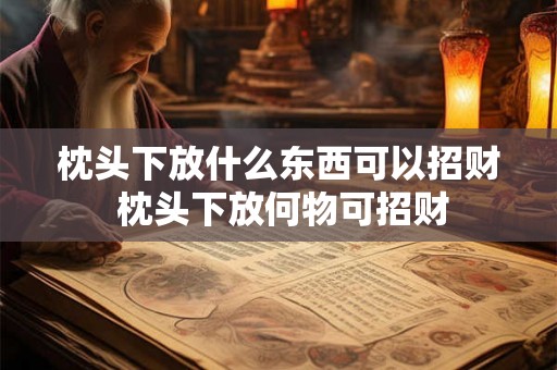 枕头下放什么东西可以招财 枕头下放何物可招财