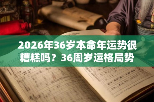 2026年36岁本命年运势很糟糕吗？36周岁运格局势