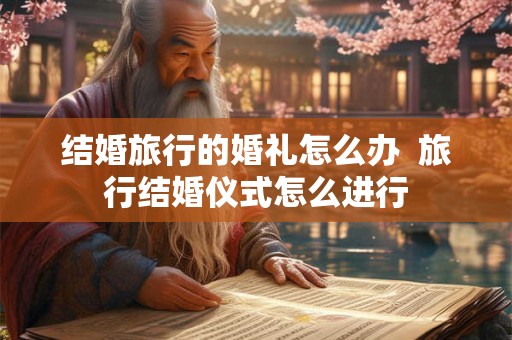 结婚旅行的婚礼怎么办  旅行结婚仪式怎么进行