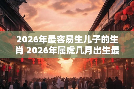 2026年最容易生儿子的生肖 2026年属虎几月出生最好 2026年最容易生儿子的生肖 2026年属虎几月出生最好