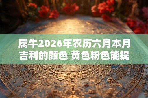 属牛2026年农历六月本月吉利的颜色 黄色粉色能提运