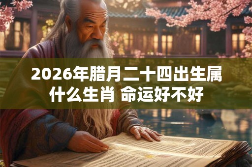 2026年腊月二十四出生属什么生肖 命运好不好