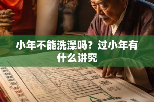 小年不能洗澡吗?过小年有什么讲究 小年不能洗澡吗?过小年有什么讲究