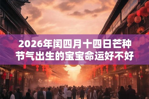 2026年闰四月十四日芒种节气出生的宝宝命运好不好? 2026年闰四月十四日芒种节气出生的宝宝命运好不好?