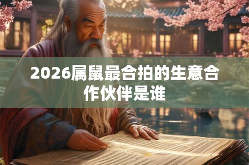 2026属鼠最合拍的生意合作伙伴是谁